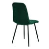 2* Green Velvet Dining Chairs Kitchen Dining Room Furniture Chair Home Modern