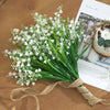 2 Bouquet Lily of The Valley Artificial Flower Floral Posy Home Garden DIY Decor