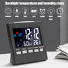 LED Digital LCD Display Alarm Clock with Temperature Calendar Weather Station