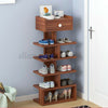 Wooden Shoe Rack Stand Storage Organiser Lightweight Compact Space Save Shelf