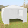 3x3M Heavy Duty Gazebo Marquee Canopy Waterproof Garden Patio Party Tent w/Sides