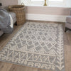 Traditional Large Grey Rugs For Living Room | Moroccan Scandi Style Area Rug NEW