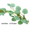 1/2m Artificial Fake Eucalyptus Garland Wreath Greenery Leaf Vine Plants Foliage