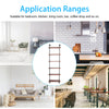 6 Tier Ladder Wall Shelf Home Storage/Display Unit Bookcase Stand Bathroom