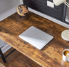 Industrial Computer Desk Large Storage Workstation Vintage Rustic Metal Office