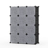Mondeer 12 Cube Plastic Storage Wardrobe DIY Clothes Closet Organizer Cupboard