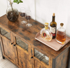 Industrial Kitchen Cupboard Rustic Metal Dresser Vintage Storage Sideboard Unit