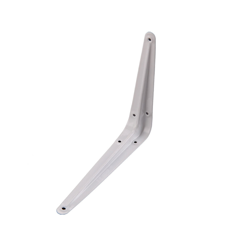 Pack 24 SHELF BRACKETS WHITE CHOICE OF SIZES LONDON PATTERN METAL, FOR SHELVING