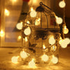 Battery Powered LED Globe Bulb Ball Fairy String Lights Outdoor Party Waterproof