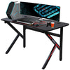 110cm Gaming Desk PC Table Headphone Hook Ergonomic Office Home Study Writing UK