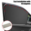 4x Universal Car Sun Magnetic Rear Window UV Protector Sun Shade For Kids Baby
