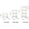 2/3/4 Tier Kitchen Food Storage Trolley Vegetable Cart Rack Shelf Bathroom Caddy