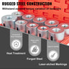 Press and Pull Sleeve Kit Bush Bearing Removal Kit27PCS45# Steel & Case