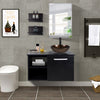Bathroom Countertop Basin Sink Tempered Glass Wash Bowl Set w/ Tap Pop-up Waste