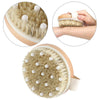 WOODEN BODY BRUSHES WITH MASSAGE NODULES DETOX BATH SHOWER STIMULATES CLEANS