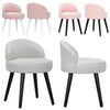Scallop Velvet Dressing Table Stool Chair Vanity Piano Seat Bedroom Makeup Stool