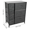 Fabric Chest of 7 Drawers Storage Cabinet Bedroom Furniture Standing Cupboard