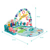 Baby Play Mat Toddler Kick & Play Piano Gym Activity Center with Light & Sound