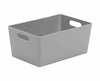 Rattan Plastic Studio Storage Handy Basket Office Home Kitchen Tidy Organiser