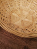 Vintage Round Baskets Set Of 10 Natural Bamboo Wicker Bread Storage Hamper Trays