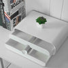 White Computer Monitor Screen Riser PC Laptop Desk-Top Stand Storage Shelf