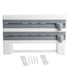 Kitchen Roll Dispenser Cling Film Tin Foil 4IN1 Wall Mounted Towel Holder Rack