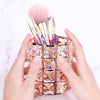MAKE UP BRUSH STORAGE BUCKET PENS/PENCILS HOLDER POTS DESKTOP ORGANIZER DECOR