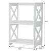 2 Tier Bookshelf Storage Display Shelf Bookcase Living Room Bedroom Stand Rack
