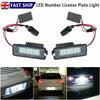 2x LED Number License Plate Light Lamp For VW GOLF MK4 MK5 MK6 MK7 Seat UK
