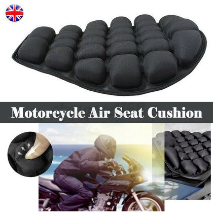 Motorcycle 3D Comfort Air Seat Cushion Tourtecs Air Motorbike Pad Covers UK ♮