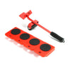 Heavy Furniture Roller Set Shifter Lifter Wheels Mover Easy Moving Slider Tool