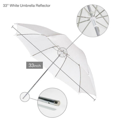 33'' 83cm Photography Photo Studio Video Flash Light Translucent Soft Umbrella