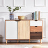 Storage Sideboard Side Cabinet with Drawer Door Shelf Storage Cupboard Home BN