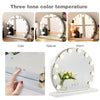 Large Hollywood Vanity Mirror 3 Colour Dimmable Light LED Bulbs Make Up Mirror