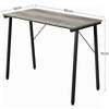 Computer Desk Simple PC Laptop Study Desk for Home Office Writing Table Grey