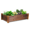 Garden Planter Raised Bed Durable Pine Wood Planter Box 65cm Indoor Outdoor Use