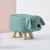Luxury Small Padded Upholstered Footstool Ottoman Pouffe Stool Wooden Seat Suede