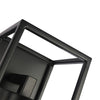 Vintage LED Rectangular Wall Light Clear Metal Lantern Garden Wall Lamp Sconce