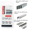 1500 PCS HEAVY DUTY ASSORTED STAPLES PACK FOR STAPLER STAPLE GUN DIY TOOL