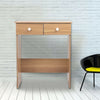 2 Drawer Dressing Table Wooden Vanity Computer Desk Bedroom Furniture Office UK