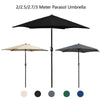 3 Color Garden Parasol Sun Umbrella Canopy Patio Garden Sun Shade 2/2.5/2.7/3M