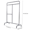 Clothes Rail Hanging Coat Stand Rack Shelf Storage Wardrobe Organizer Home Shop