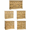 Sideboard Corona & Panama 1 2 3 4 Door Drawer Solid Waxed Pine Furniture Units