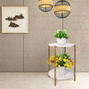 Marble Gold Round Coffee Table Accent Table Sofa Side Table Living Room Storage