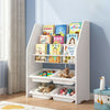 Kids Bookcase Wooden Display Rack Organizer 3-tier Book Shelf Storage Unit Rack