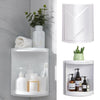 Rotatable Corner Shower Caddy Rack Storage Cabinet Soap Shelf Bathroom Organiser