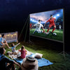 VEVOR Projector Screen with Stand 150 inch 16:9 4K 1080 HD Movie Screen Tripods