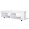 White High Gloss TV Unit Cabinet Stand LED Shelves Storage Furniture Living Room