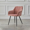 2 Pcs Dining Chairs Armchair PU / Velvet Kitchen Dining Room Restaurant Office