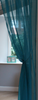 Single Plain Voile Net Curtain Sheer Panels Slot Top - Free Postage